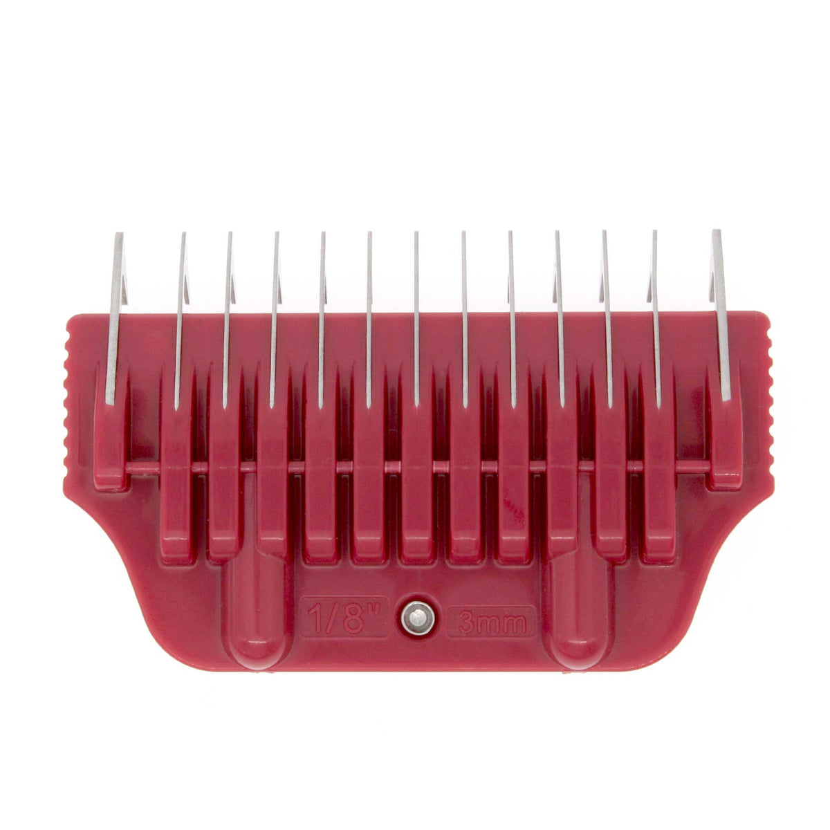 Bucchelli 3mm - #3 (1/8") Wide Comb Attachment — Red