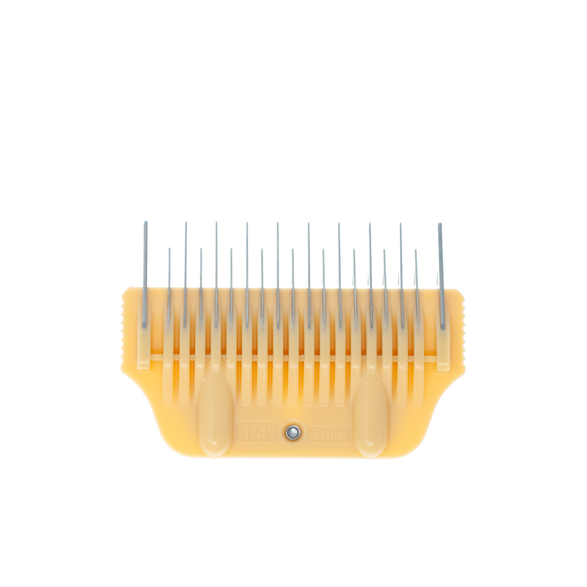 Bucchelli 6mm Skiptooth Wide Comb Attachment — Yellow