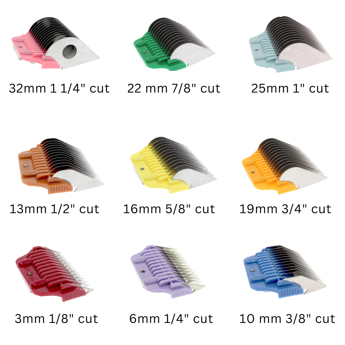 Bucchelli BWCMB 9 Wide Comb Attachment Set