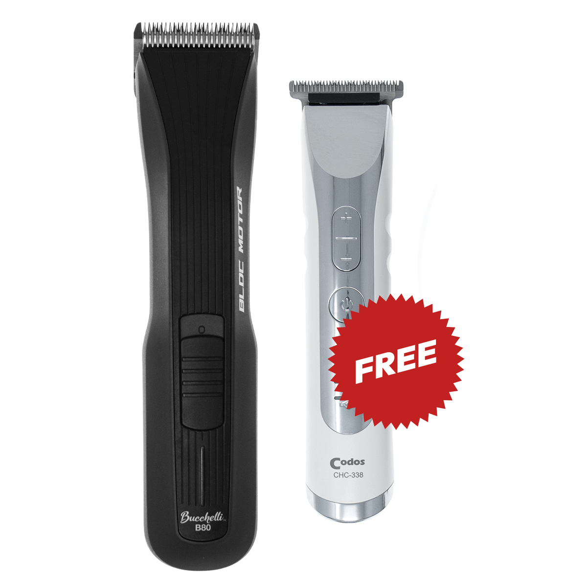 Bucchelli B80 clipper with Codos trimmer bundle
