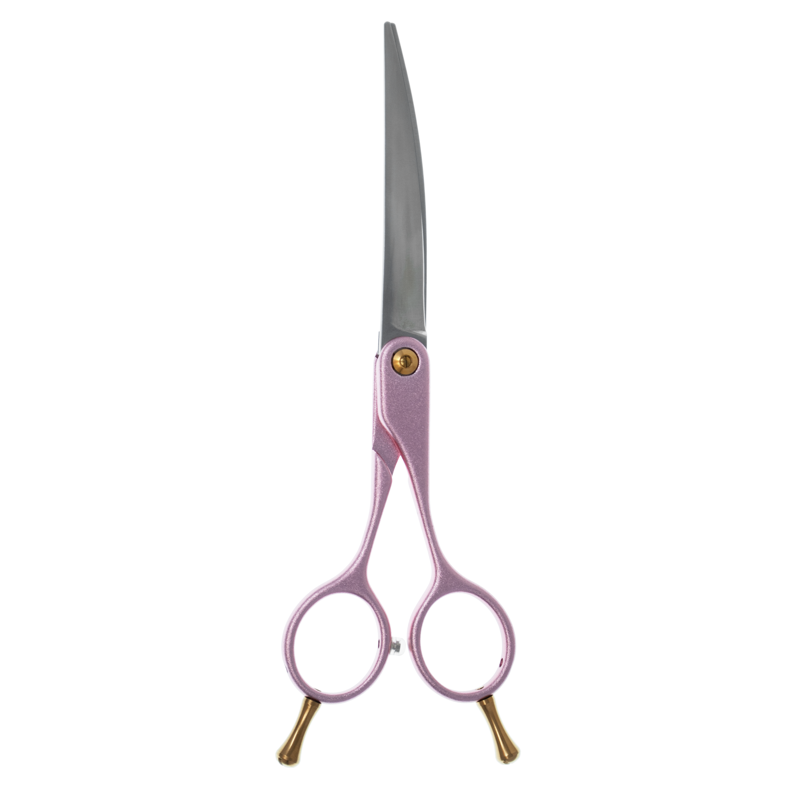 6.5 inch JYS49 pink curved Asian Fusion grooming shear