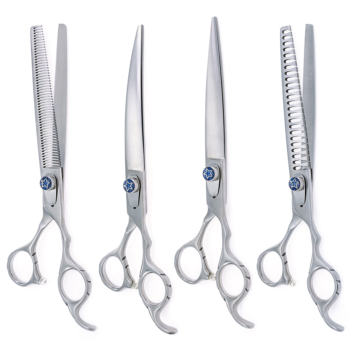Original ShearsDirect image for Bucchelli PYS27 | Curved Grooming Shear, model 4pcPYS27
