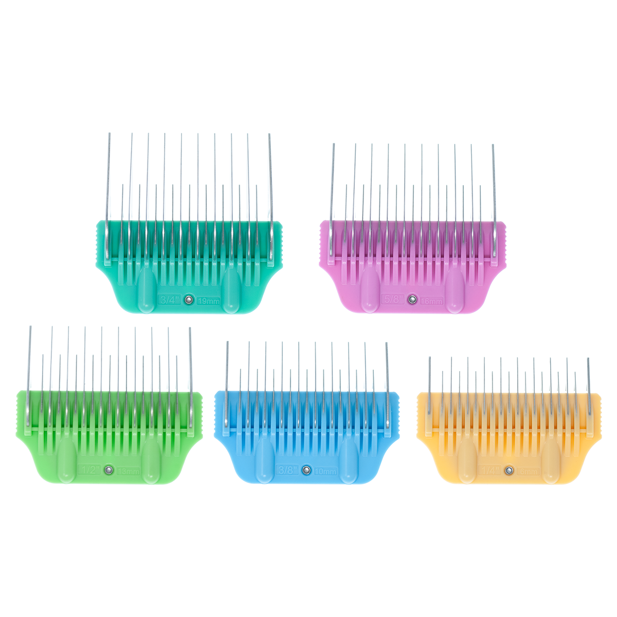Bucchelli five-piece skiptooth comb attachment set — Amazon return