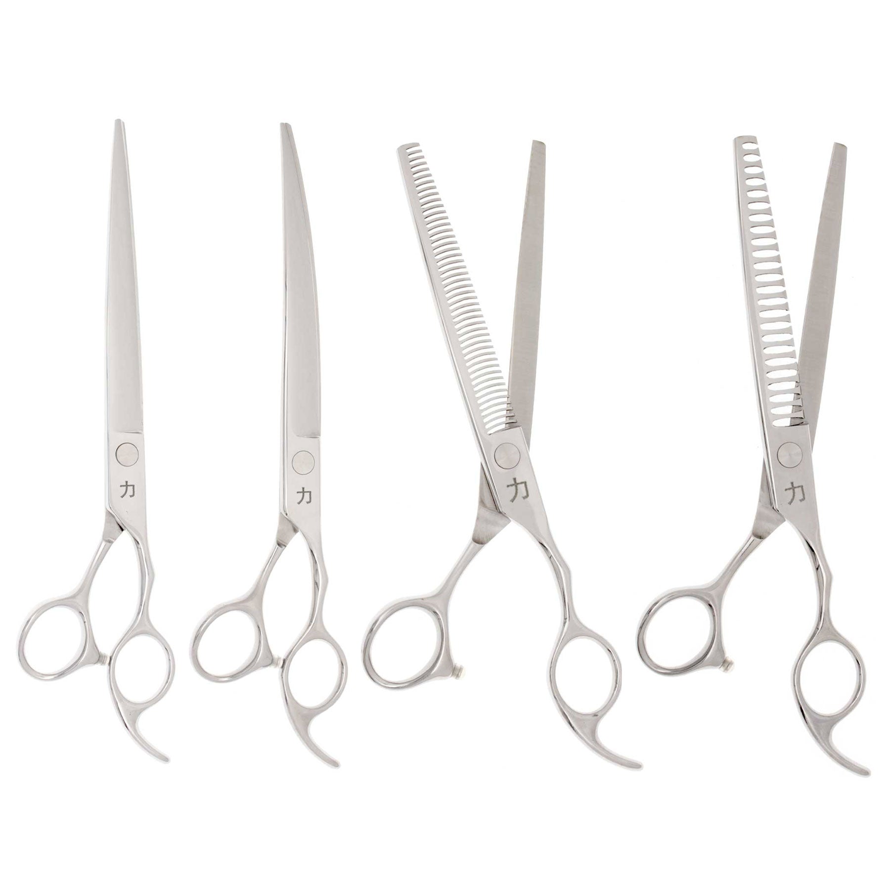 Original ShearsDirect image for Bucchelli SLATE | Curved Grooming Shear, model BR1080SET