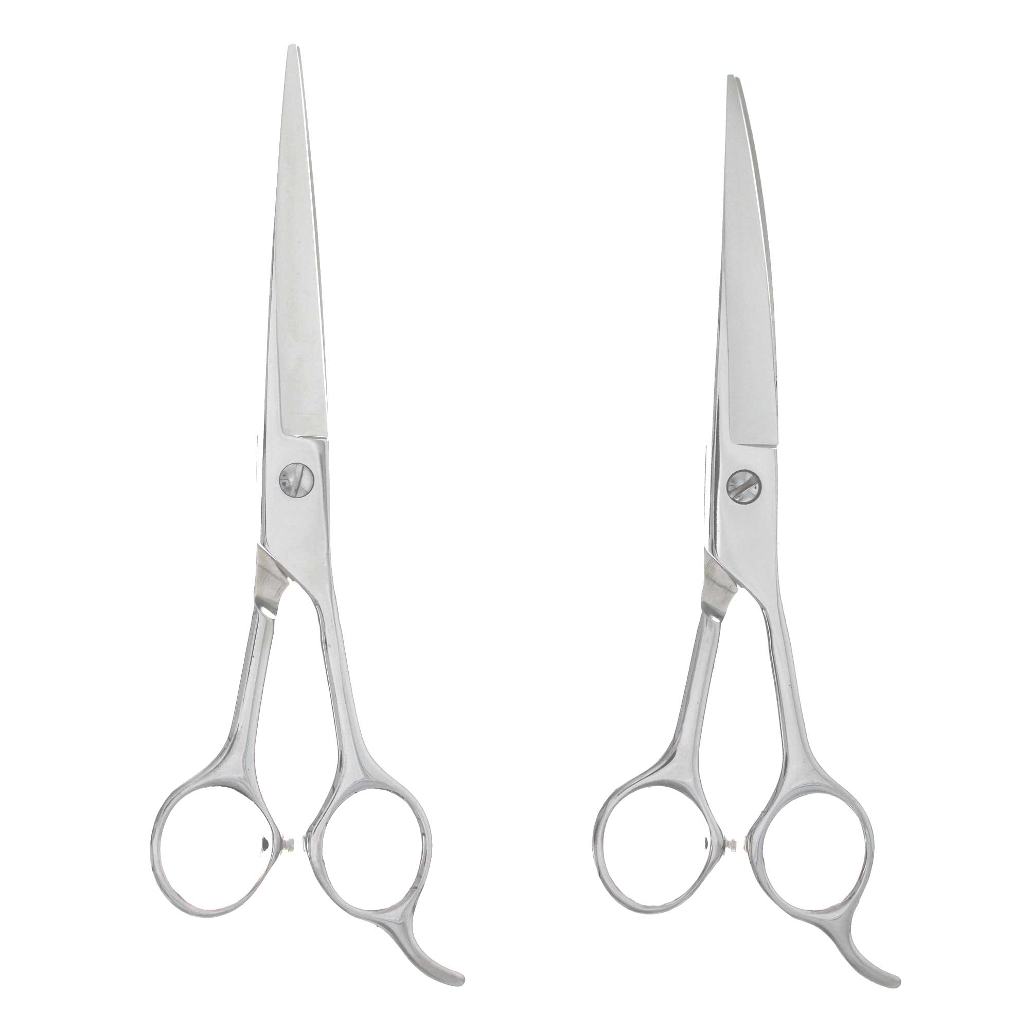 Original ShearsDirect image for Bucchelli GATOR MICRO SERRATED | Curved Grooming Shear, model GSSET-75