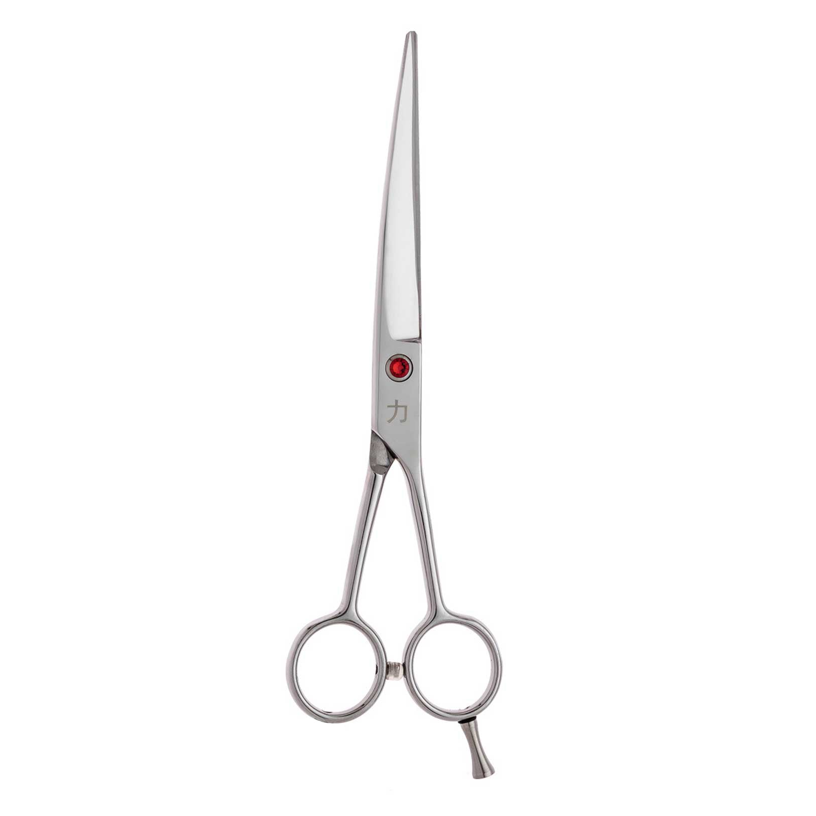 6.5 inch KS65 single finger rest curved stainless steel grooming shear