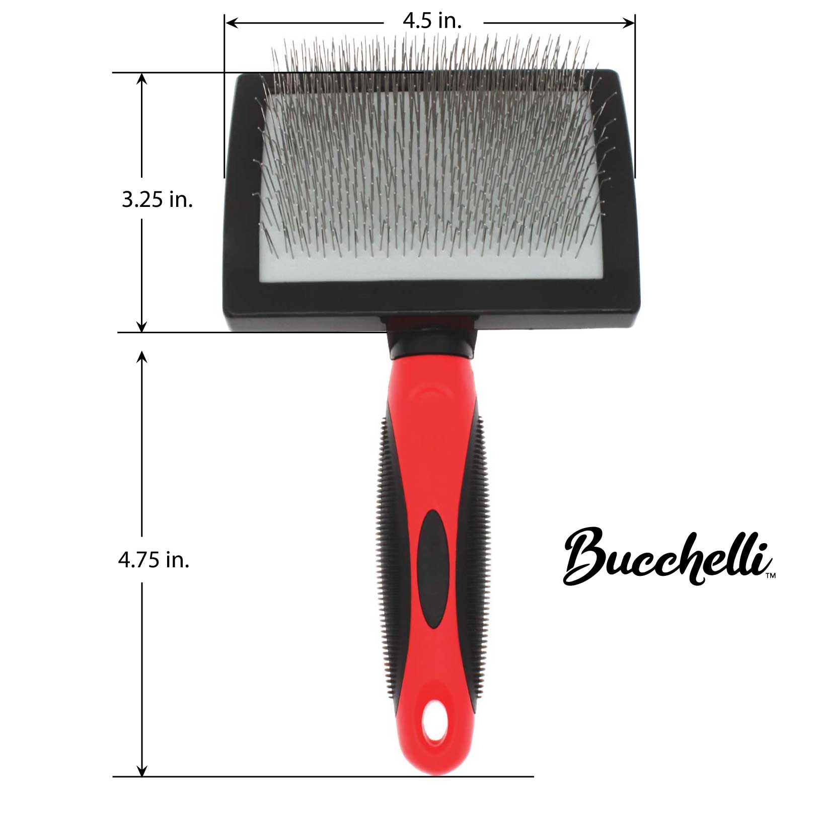 Bucchelli XL Super Grip Curved Slicker Brush