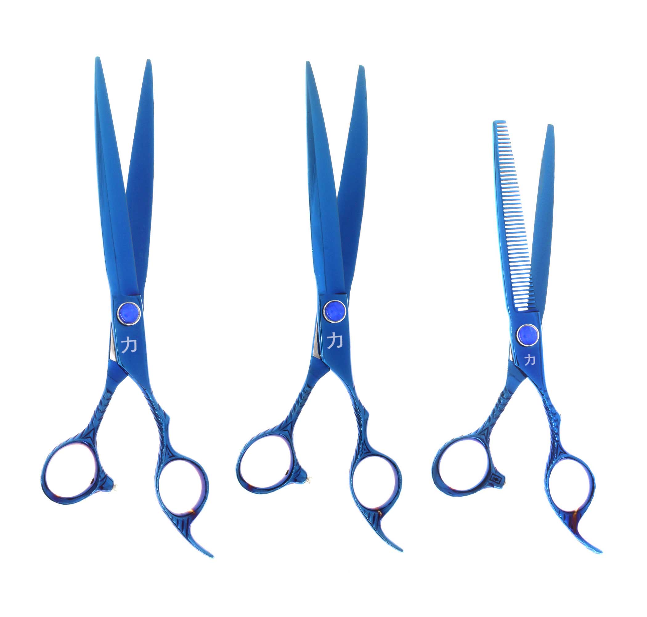 Original ShearsDirect image for Bucchelli ST4 | Curved Grooming Shear, model ST480BLK2PCSET