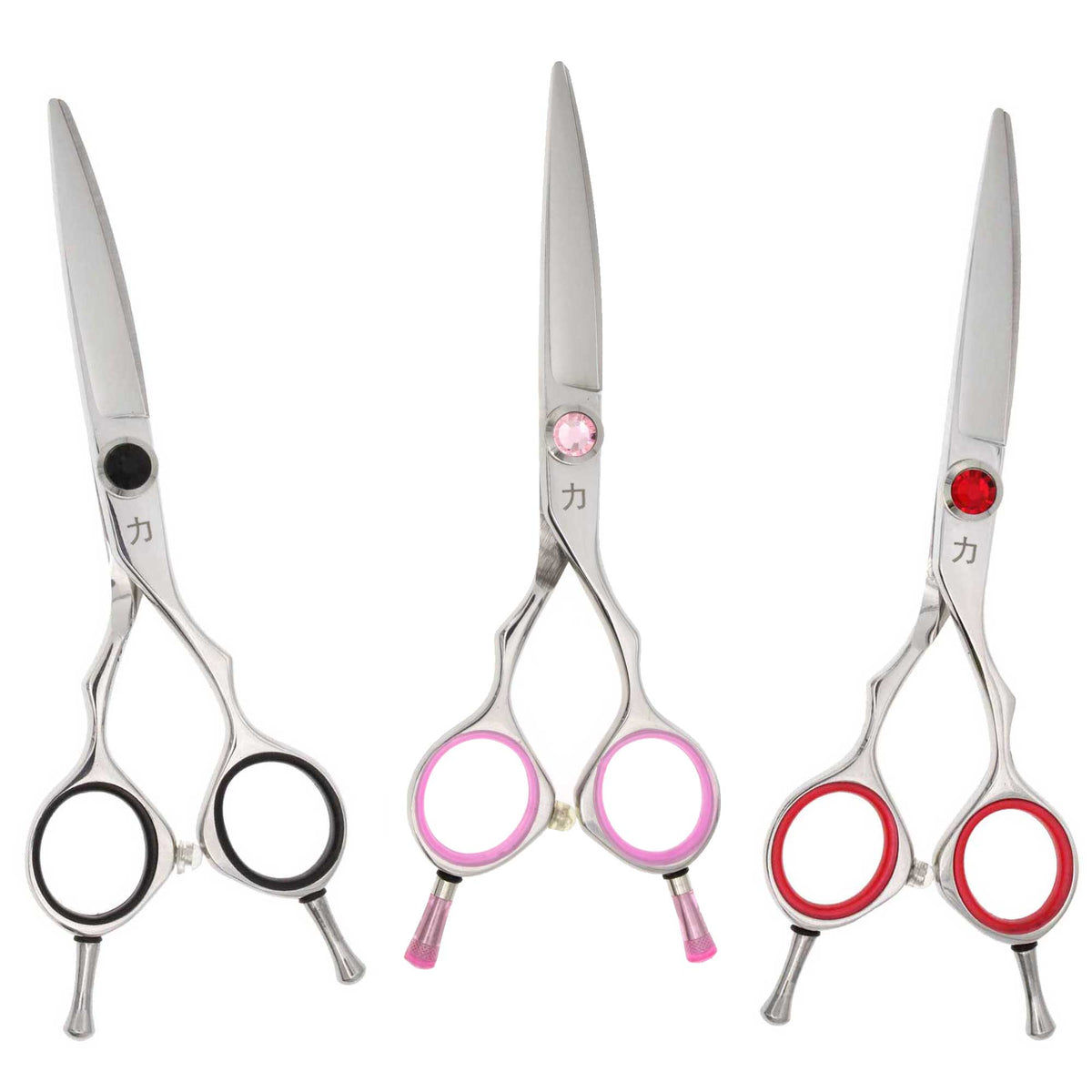5.5 or 6 inch BET381 contour handle curved pet grooming shear