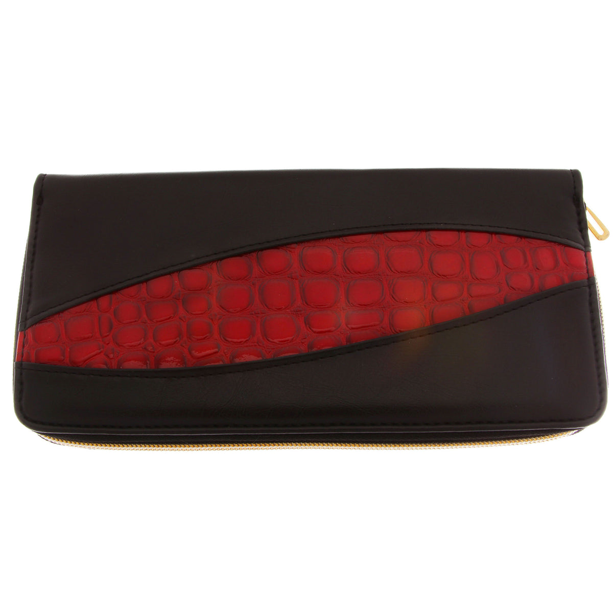 7"Red Alligator Pattern 4 Shear Black Case C4ZDBK