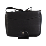 CD60 Black Genuine Leather Strap 60 Scissor Display Carrying Case