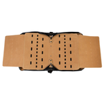 CD60 Black Genuine Leather Strap 60 Scissor Display Carrying Case