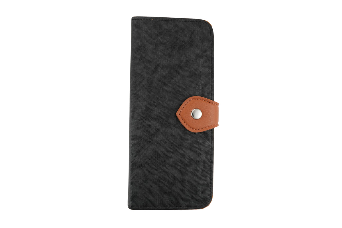 Black & Tan Snap-Closure Grooming Shear Case | Holds up to 7" Shears