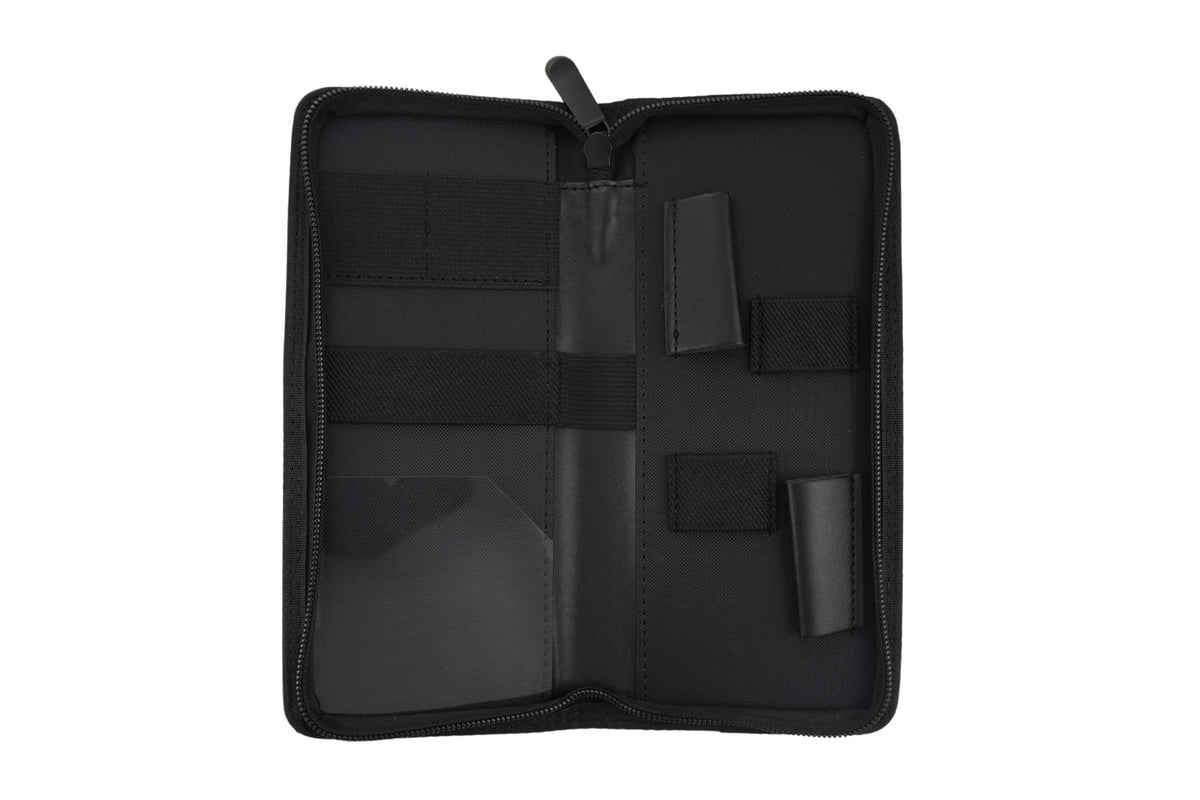 Professional Black Zippered  2-Shear Case up to 7 inch Shears