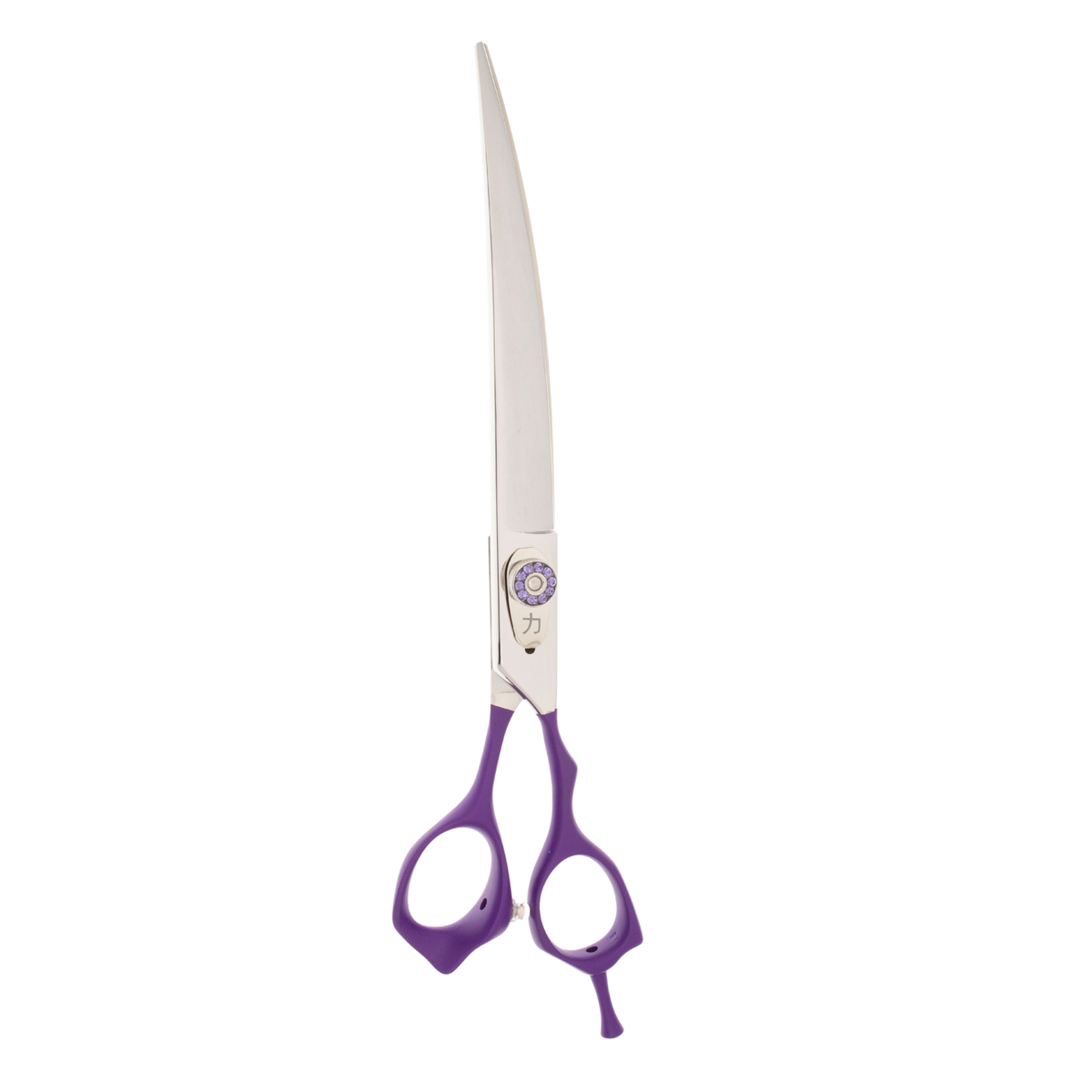 YS16P purple curved non-slip grooming shear