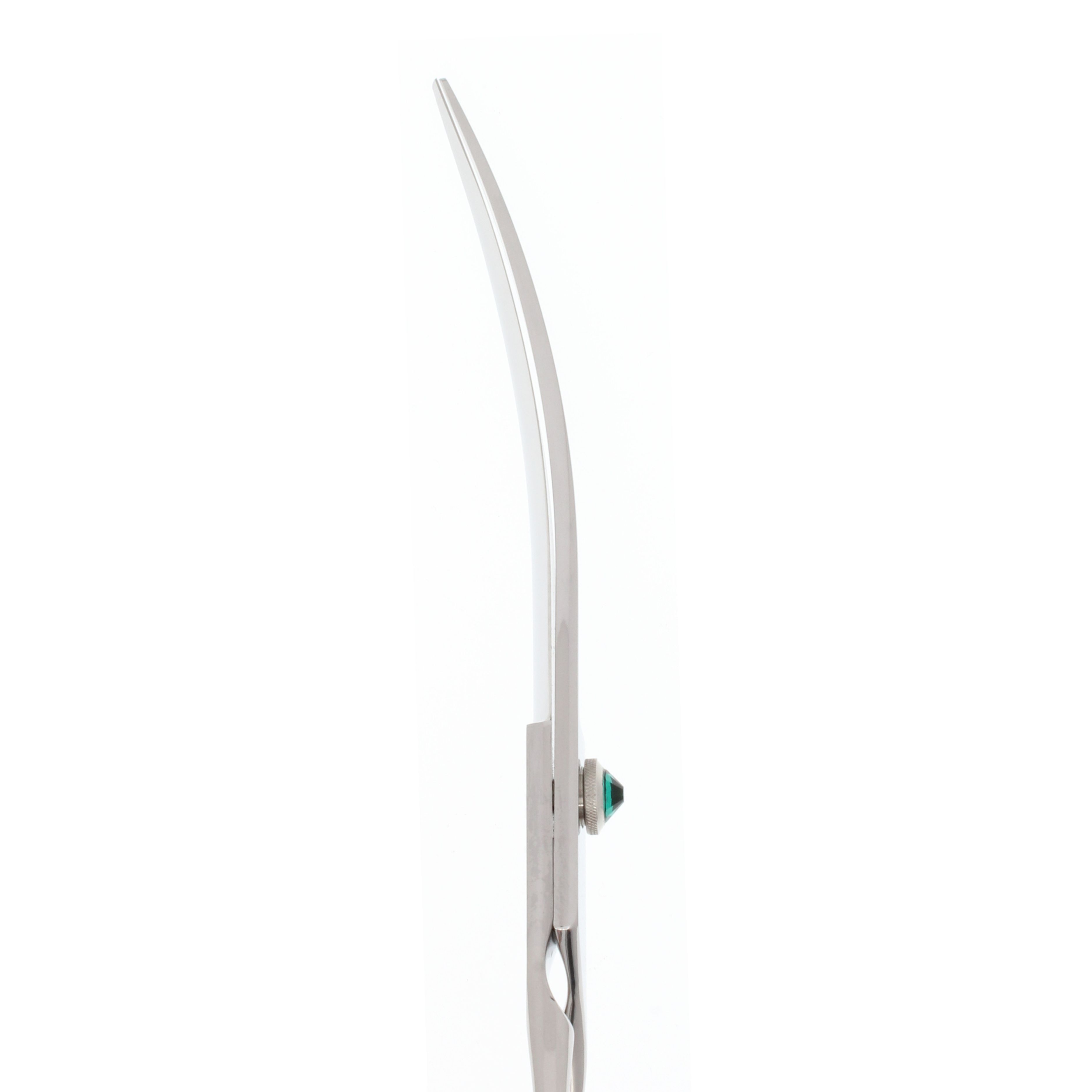 7" YS09 Ashland Curved Grooming Shears Side View